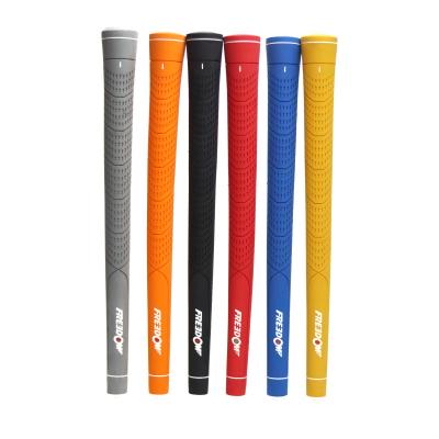 China Wholesale Colored Non-slip Custom Logo Putter PU Golf Club Grips Leather Standard for sale