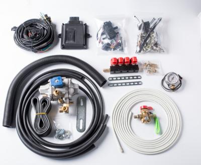 China Aluminum Alloy Generation Injection System Vehicle 4 Cylinder LPG CNG 4cyl Gas Sequential AEB Kit For Auto Car for sale