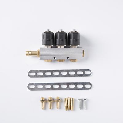 China Repair Kit Fuel Injection System ACCESSORIES CNG LPG Injector Rail 3 Cylinder Universal for sale