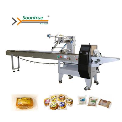 China Food Packaging Equipment Full Automatic Flow Servo Control Horizontal Package Machine for sale