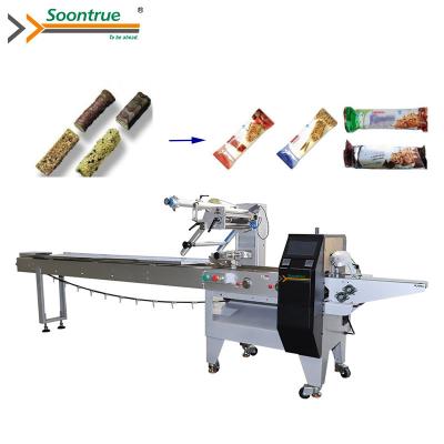 China Multifunctional Automatic Food Chocolate Bar Flow Pillow Packaging Machines for sale