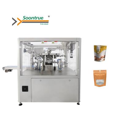 China Automatic dry food doypack packing machine food bag packaging machine with zipper for sale