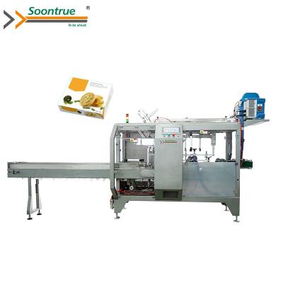 China Automatic Food Crate Packer Horizontal Cartoning Packing Machine For Food High Speed for sale