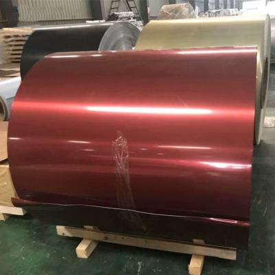 China Wholesale Color Coated Aluminium Coil Pre Painted Aluminium Roll Colored Aluminum en venta