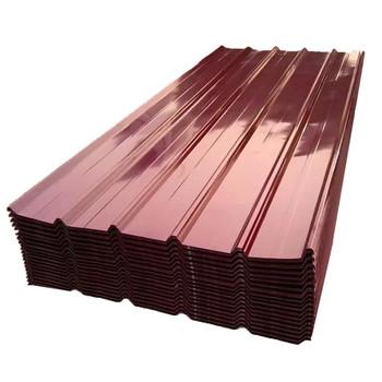 China Aluminium Coated Roofing Sheet Color Coated Corrugated  Sheet Metal Roofing Sheet for sale