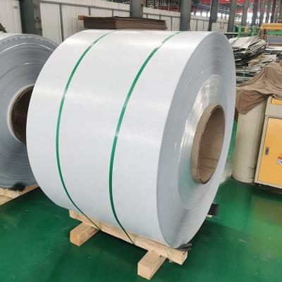 China Color Coated Aluminum Coil  White Hot Cold Dipped Prepainted Rolled 0.4mm aluminium color coated coils For Roofing for sale