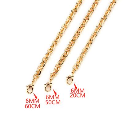 China Fashion Aesthetic Feeling Women Golden Brass Oval Clavicle Chain Necklace Anchor Boat Link Chains Necklace Marine Jewelry for sale