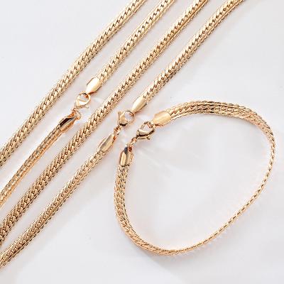 China Fashion China Supplier High Quality 24 Carat Gold Necklaces Are Popular On The Internet Necklace for sale