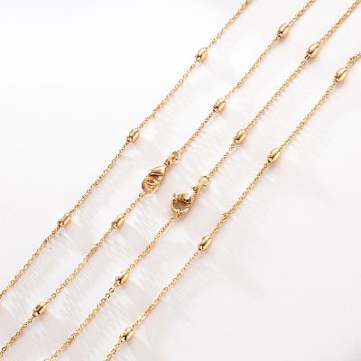 China Fashion China Manufacturer Supply Customized Necklace Set For Women With 24k Gold Necklace 2022 Year Style for sale