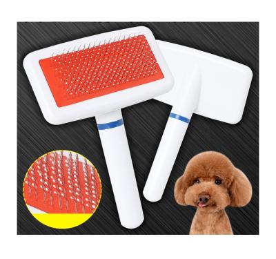 China 2022 New Arrival Viable Pet Grooming Tools Pet Hair Brush Remover Pet Airbag Needle Comb White Dog Brush for sale