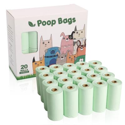 China Customized Viable Wholesale High Quality 100% Biodegradable PLA Dog Poop Bag for sale