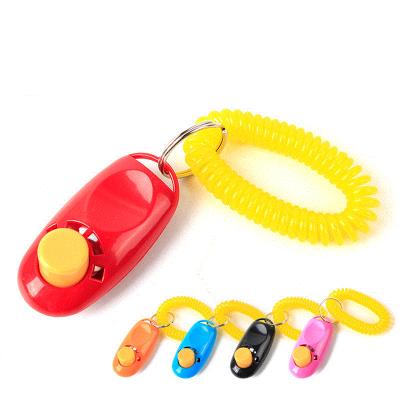 China Viable Wholesale Custom Pet Training Supplies Colorful Dog Animal Training Clicker for sale