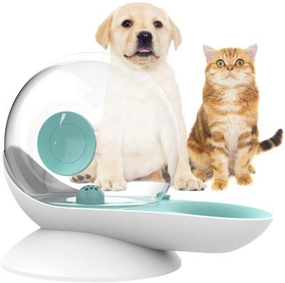 China Automatic Wholesale Plastic Dog Cat Shape Snail Feeder Fountain Pet Water Dispenser for sale