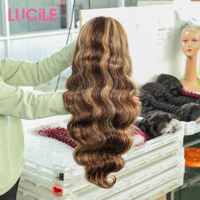 China Dropship P4/27 Colored Body Wave Brazilian Straight Colored Lacefront Wig ,Colorful Hd Hair Lace Band Wig Afro Afro Hair Extension Wig for sale