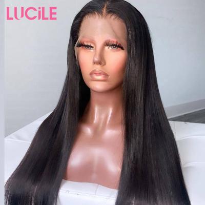 China High Quality Raw Cambodian Human Hair 100% Cuticle Aligned Human Hair Swiss Lace Wig For Color Women 100% Virgin Brazilian Cuticle Aligned Lace Front Human Hair Wig for sale