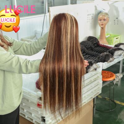 China Lace Front Wig, Full Hd Swiss Transparent Lace Wig, P4/27 Virgin P4/27 Full Lace Hair Body Wave P4 27 Hd Human Hair Wig For Black Women for sale