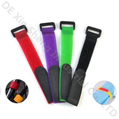 China Reusable 2000 Times+ Personalized Style Custom Logo Hook and Loop Band Strap Nylon Watch Straps for sale