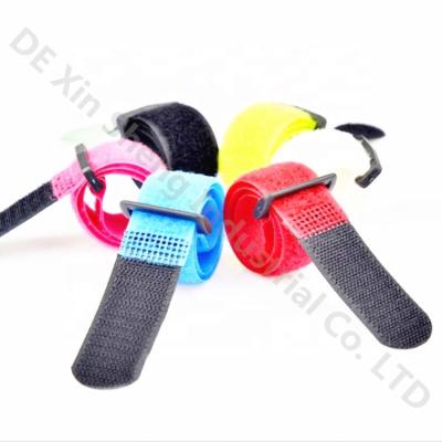 China Reusable 2000 Times + Custom Reusable Magic Elastic Band Nylon Ties Band Sticky Tying Hook & Loop Cable Tie for sale