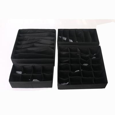 China Store your items with it quickly and neatly oxford fabric storage box foldable underwear bra jars foldable organizers home accessories for sale