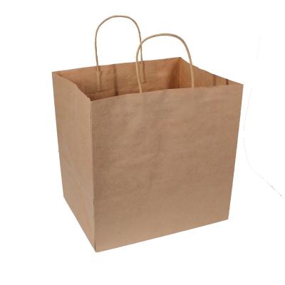 China Food Eco Friendly Kraft Paper Khaki Paper Packaging Bag for sale