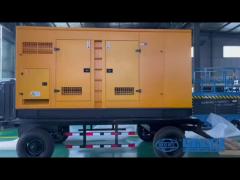 Diesel Generator set Trailer type with Perkins engine Cummins generator set POWER SOLUTION