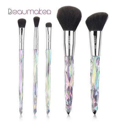 China Angular Blush New Next Beaumaker 2021 Beauty Makeup 5 Pcs Diamon Stick Make Up Brush With Private Label And Retail Bag For Wholesale for sale