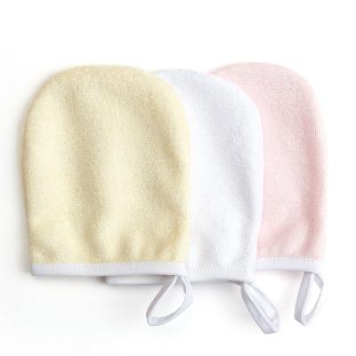 China 2021 Hot Selling Beaumaker Amazone Cotton Remover Makeup Towel Pulling Gloves Water Female Face Sponge Beauty Cleaning Accessories for sale