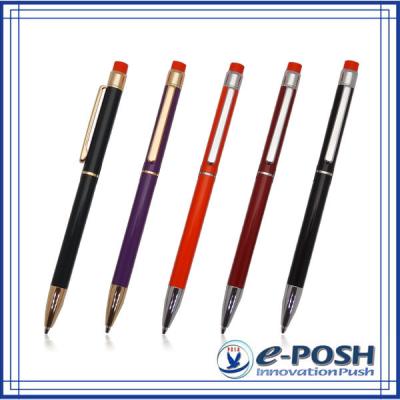 China Promotion Advertising Gift Executive Office& School Metal Stylish Color Slim Twist Action 0.7 Mm Lead Mechanical Pencil for sale