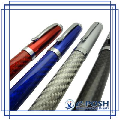 China office & 2015 New School Pen Carbon Fiber Luxury Calligraphy Business Signing Advertising Novelty Metal Pen Set for sale