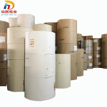 China DIHUI greaseproof pe coated bottom paper professional eco friendly pe coated roll cup paper raw materials for cold or hot drink for sale