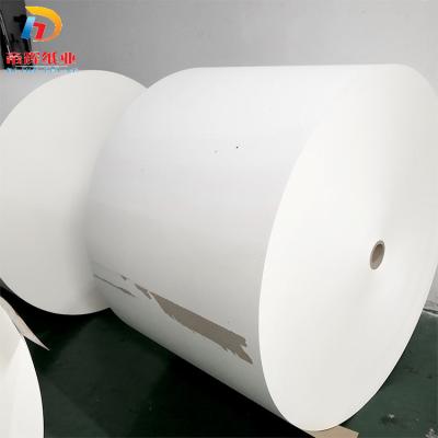 China Waterproof hot sale food packaging disposable coffee paper cup raw materials paper roll pe coated paper for sale