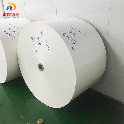 China Wholesale Single Greaseproof Kraft Paper Water Proof Food Grade 150-320gsm Double Pe Coated Paper Roll for sale