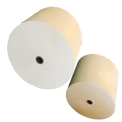 China China Supplier Greaseproof Single Side Kraft Polyethylene Double Pe Coated Paper Roll For Paper Cup Paper Bowl for sale