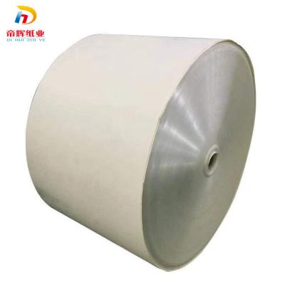 China Waterproof Raw Materials Single / Double Sided PE Coated Paper For Disposable Paper Cup Container Maker In Roll / Sheet / Fans for sale