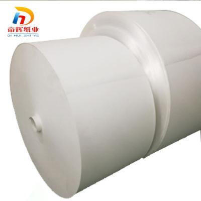 China Waterproof dihui 250 gsm double sided pe coated paper cup fan raw material bearing for tea cup paper for sale