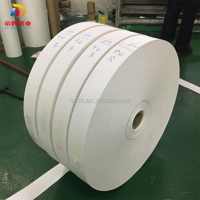 China High quality waterproof raw material paper cup roll bottom pe coated bottom paper roll for paper cups for sale