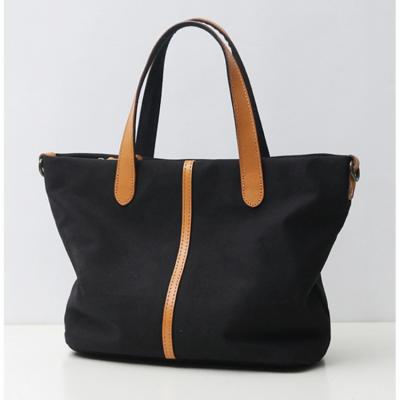 China Lady Canvas and Leather Causal Cross Tote Bag Ladies Messenger Bags - Body Bag Women for sale