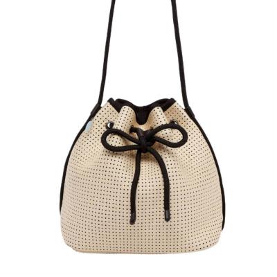 China Custom Logo And Patterns Designer Neoprene Small Casual Style Small Bucket Bag for sale