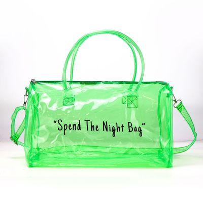 China 2021 Fashion New Trend Sports Stylish Transparent Duffle Gym Bag Waterproof PVC for sale