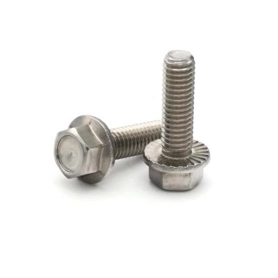 China Hex #10-32 STAINLESS STEEL HEX CASTALLED FLANGE BOLTS for sale