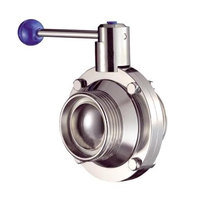 China General 2 Inch Stainless Steel Manual Lever 2-Position Ball Valve Hygienic for sale