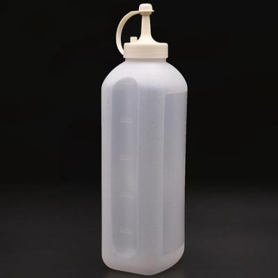 China Sustainable Restaurant Squeeze Bottle BBQ Sauce Bottle Hot Sauce Food Grade Soft Plastic Stocked Squeeze Bottle For Sauce for sale