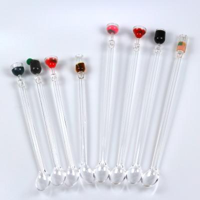 China Decoration Disposable Acrylic Cocktail Sticks Reusable Plastic Cocktail Drink Stirrers Cocktail Sticks for sale