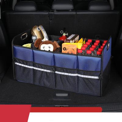 China Factory Price OEM ODM SUV Black Convenient Durable Waterproof Folding Multi-Compartment Automotive Organizer for sale