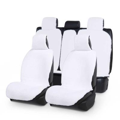 China Geometric Super High Surface Soft And Comfortable Interior Artificial Fur Rabbit Car Full Set Of Car Seat Cover for sale