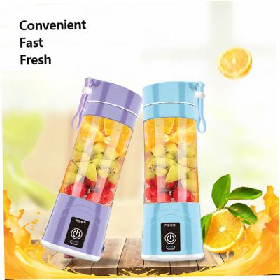 China Home Usb One Time Blender Juicer Easy Handling Refillable Cup with Cap for Fruit Juice Cross-Border Portable Custom Personal mini for sale