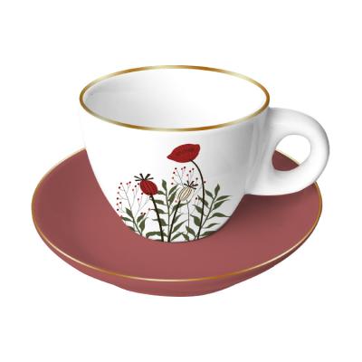 China Sustainable New Products Best Price Customized Customized Porcelain Tea Cup Factory In China for sale