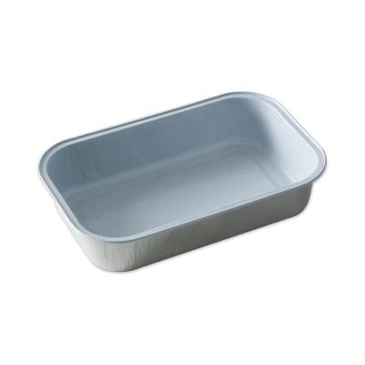 China Hot Selling 380ml Wrinkle Free Aluminum Foil Casserole Airline Food Inflight Supply Tray with Lid for Airline Catering for sale