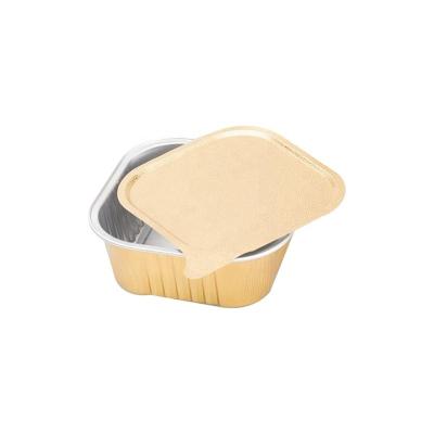 China Disposable 150ml Food Grade Side Sauce Containers Aluminum Foil Takeaway Food Container for sale