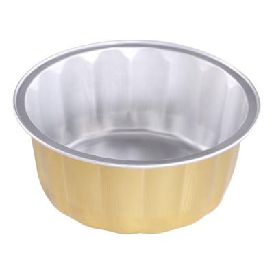 China Disposable Food Grade 630ml Aluminum Foil Smoothie Cups Pet Food Autoclavable Sterilizable Wet Container Container With Plastic Lids for sale